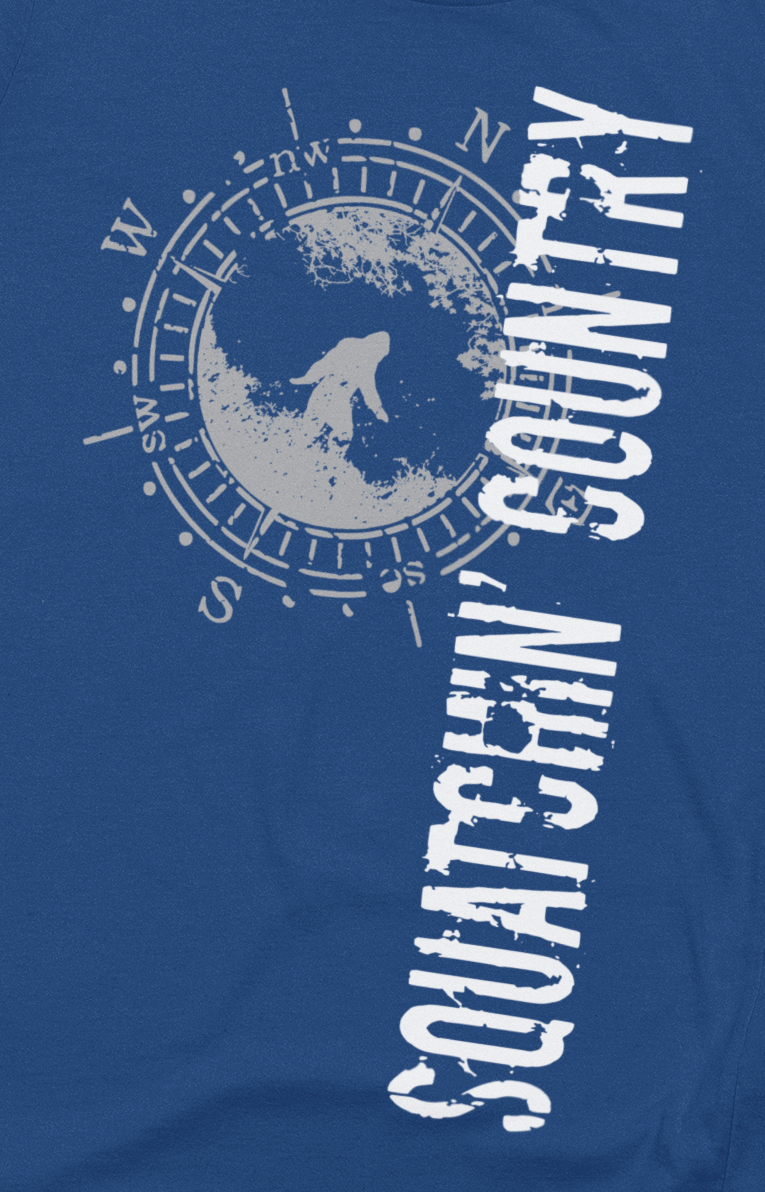 Squatchin' Country designer shirt: Navy / 3X