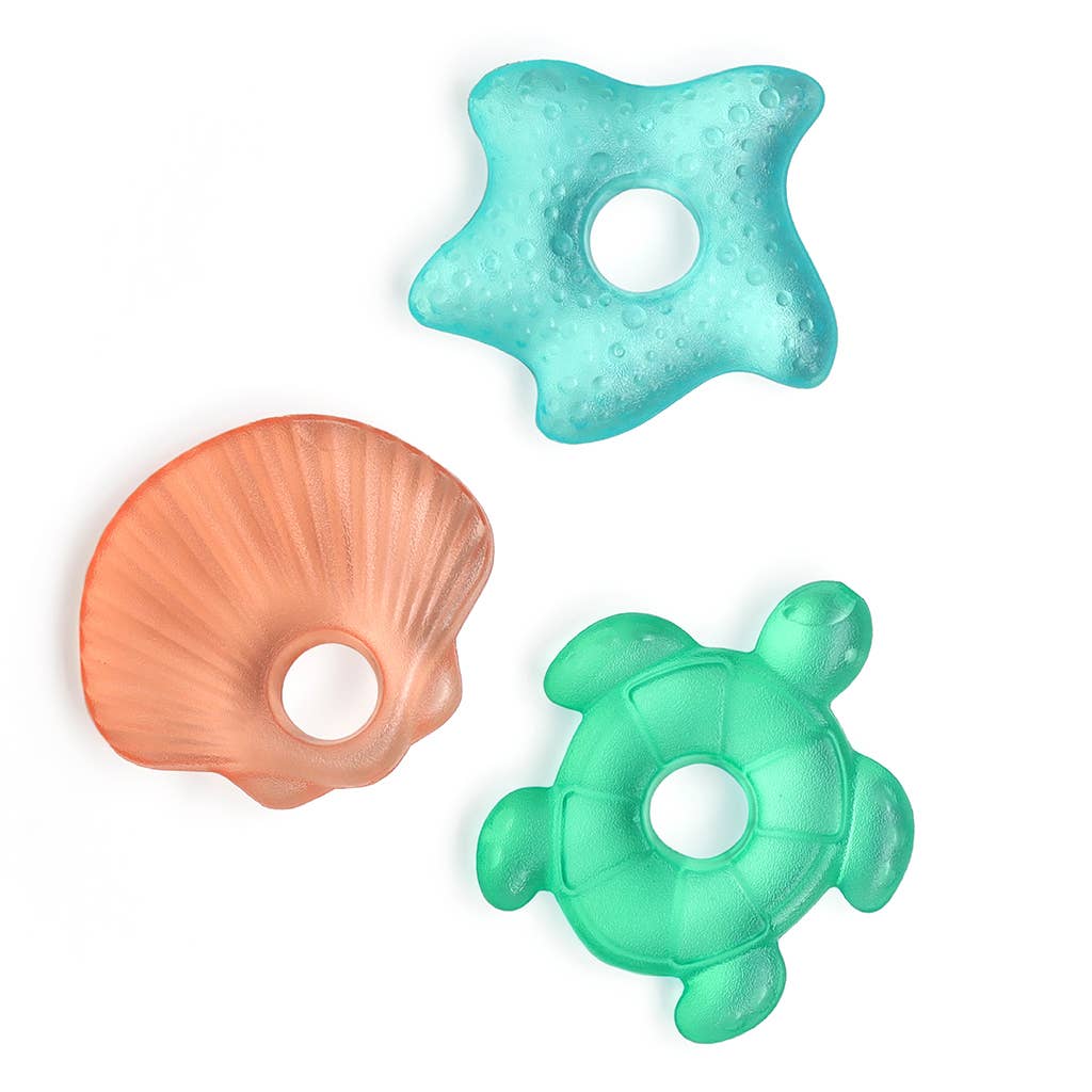 *NEW OPTION* Cutie Coolers™ Water Filled Teethers (3-pack): Silly Foods