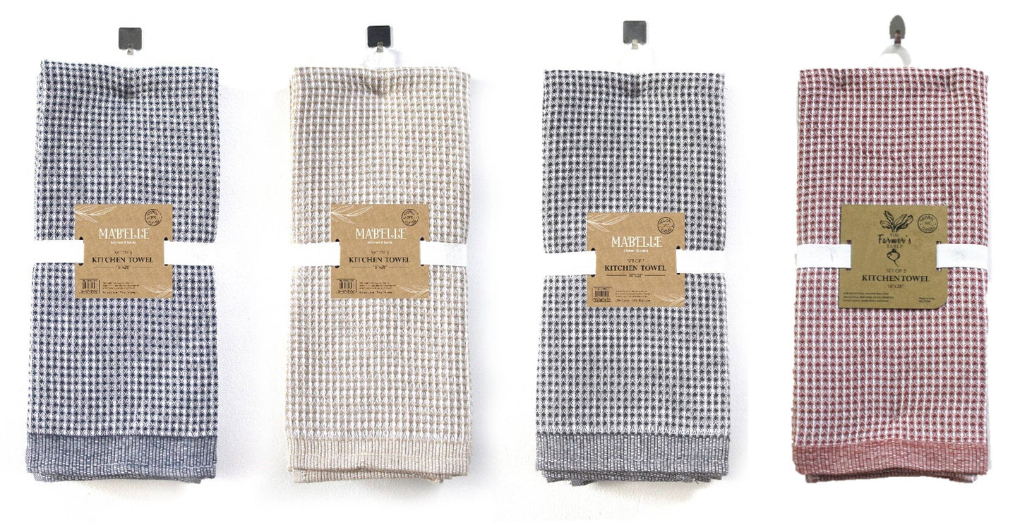 3-Pack Kitchen Towels Assorted Designs Vary