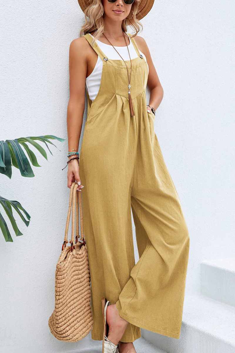 CWSJS1137_CASUAL SOLID COLOR SLEEVELESS SUSPENDERS: Orange / (L) 1