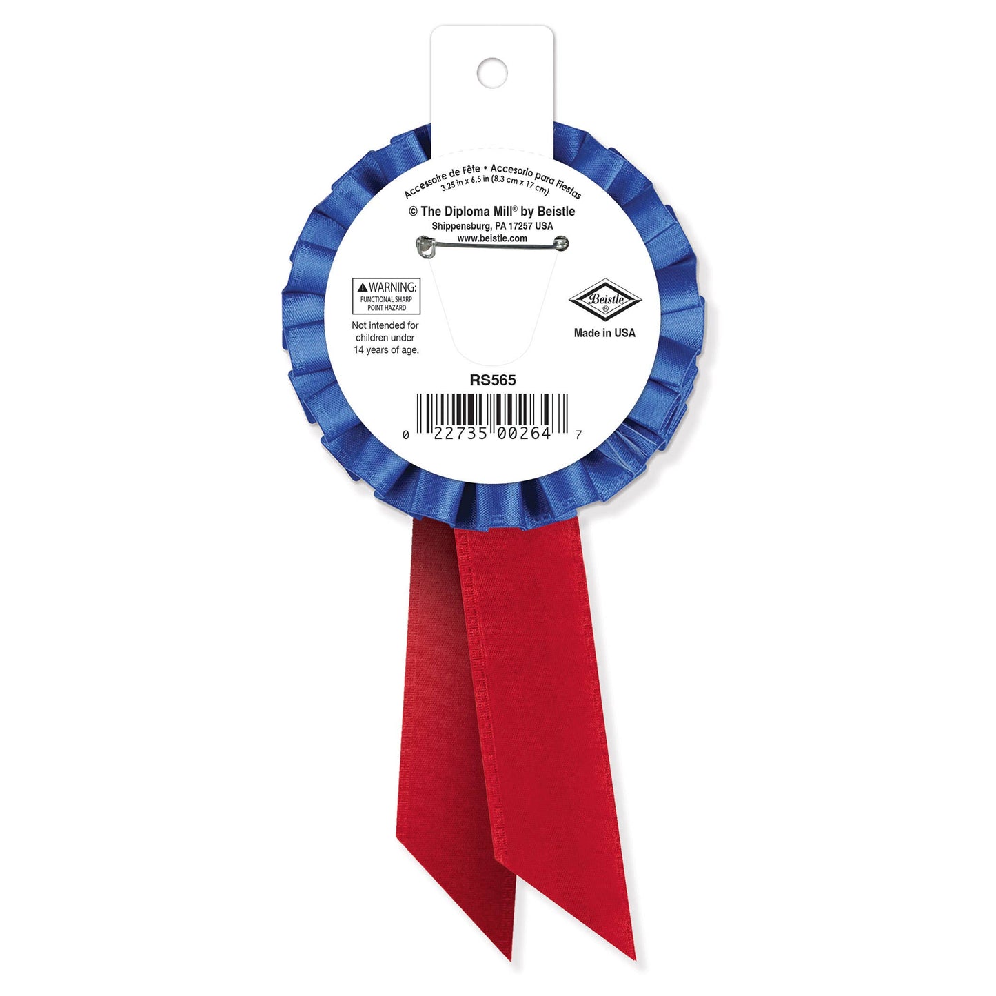 Semiquincentennial Rosette, 3¼" x 6½"