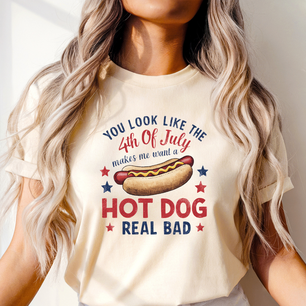 You Look Like The 4th of July Graphic Tee: White / S
