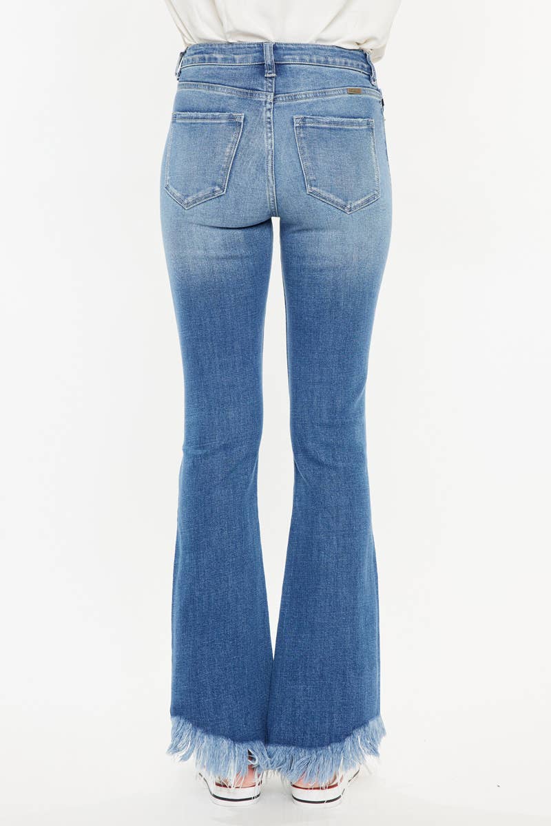 OPEN PACK HIGH RISE BOOTCUT JEANS-KC70048M: MEDIUM / 5/26