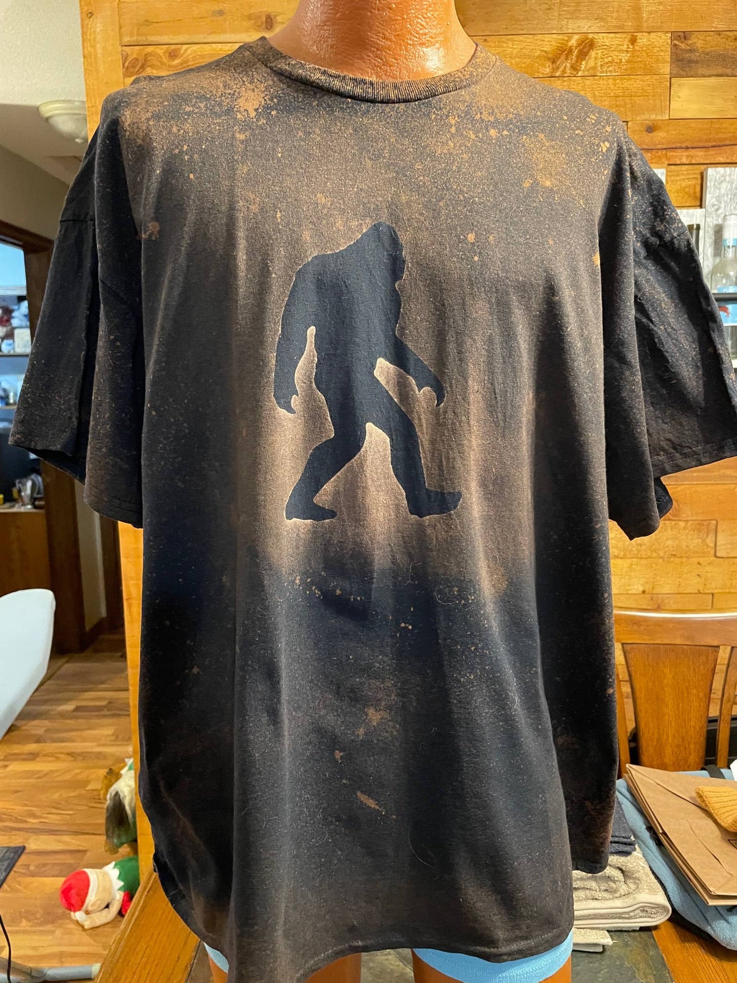 Bigfoot silhouette T-shirt (black): MED