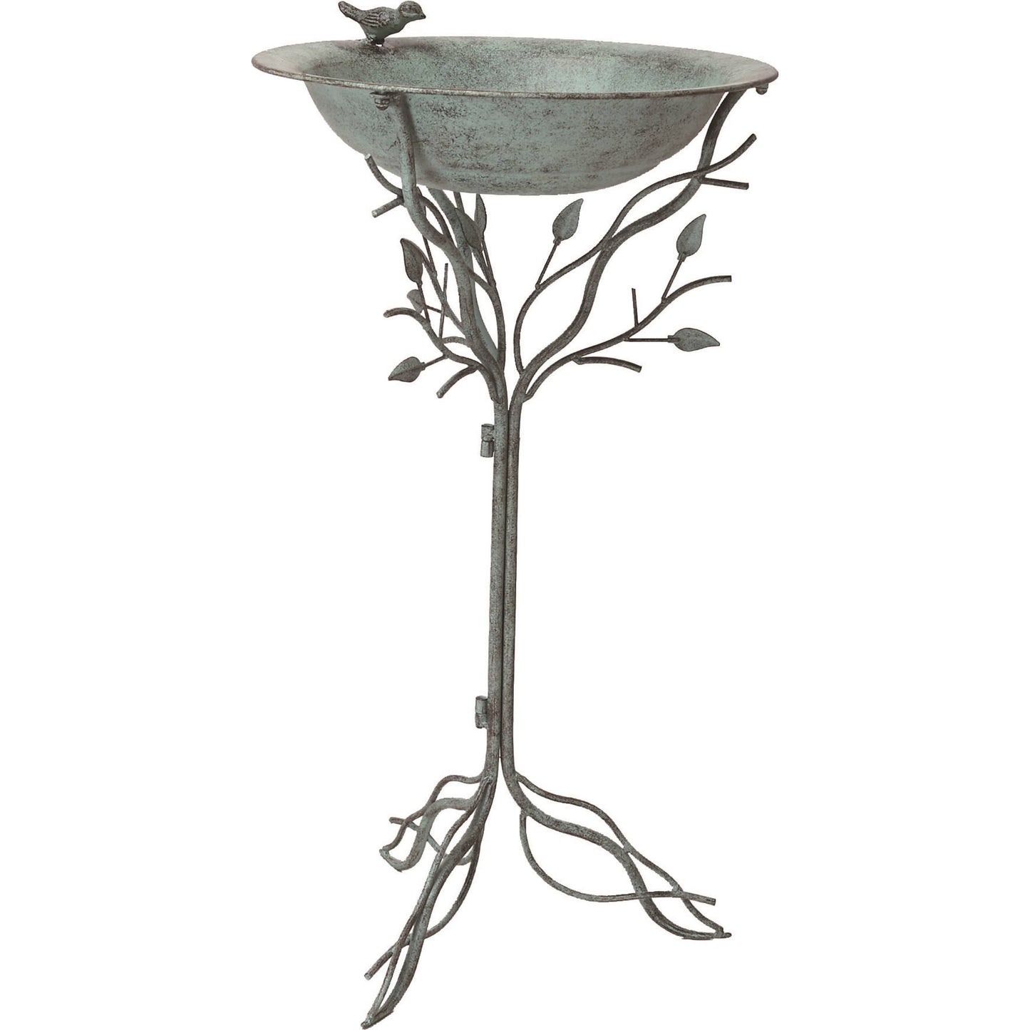 SALE Metal 32.5" Silver Spring Birdfeeder with Stand