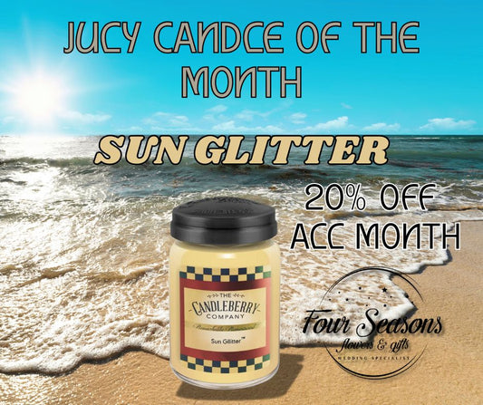 Sun Glitter™, Large Jar Candle