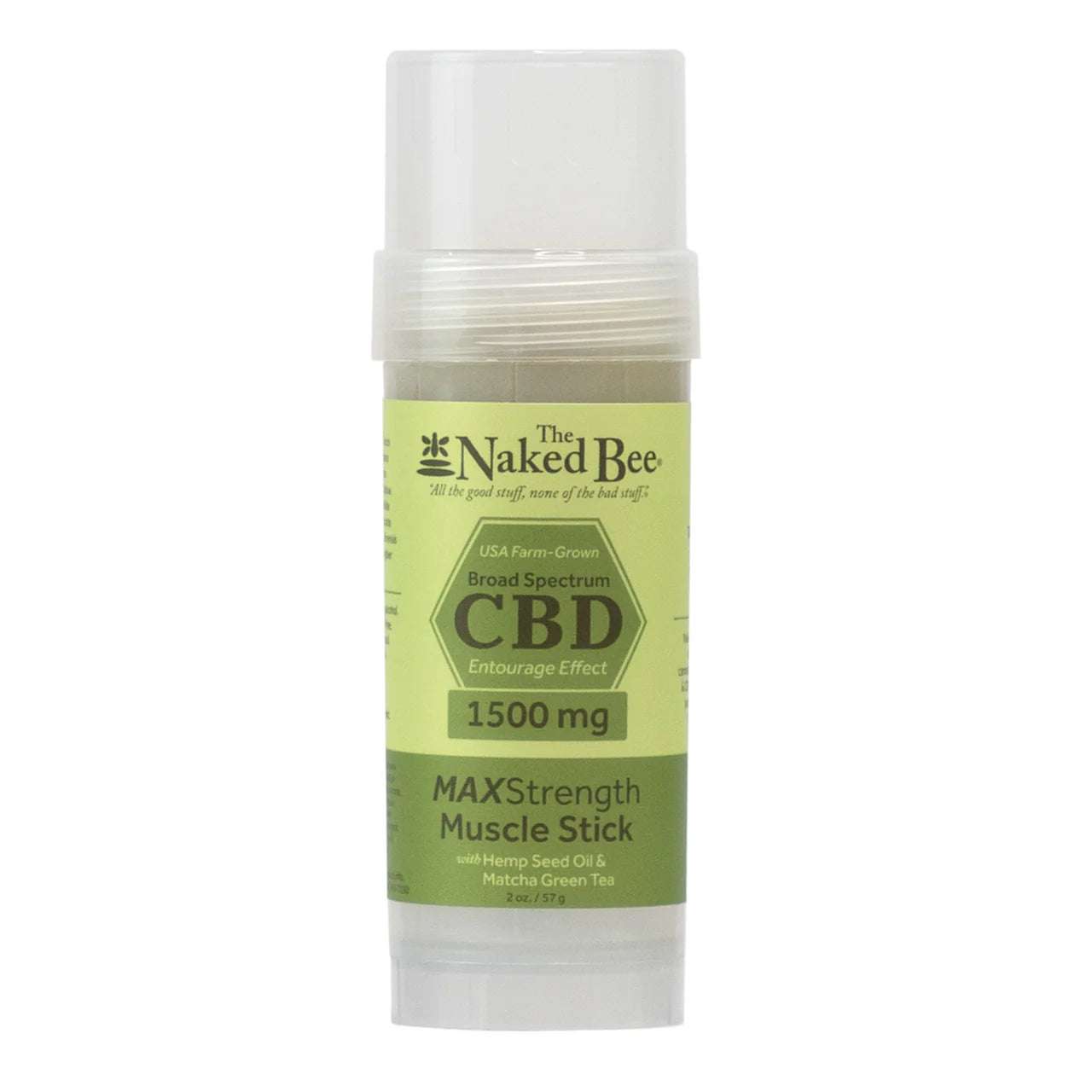 2 oz. 1500 mg Broad Spectrum CBD MAXStrength Muscle Stick