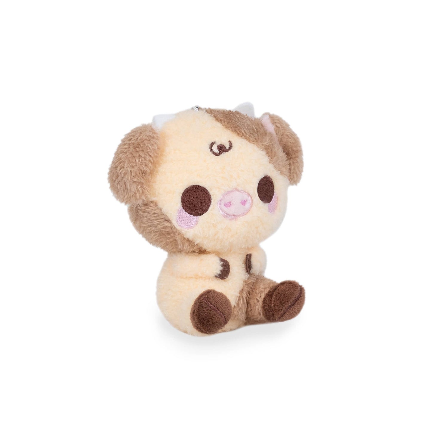 Mini Moocha Keychain (Cute Kawaii Soft Pastel Cow Plush)