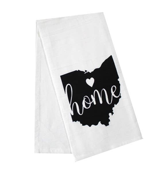 Ohio State Flour Sack Tea Towel