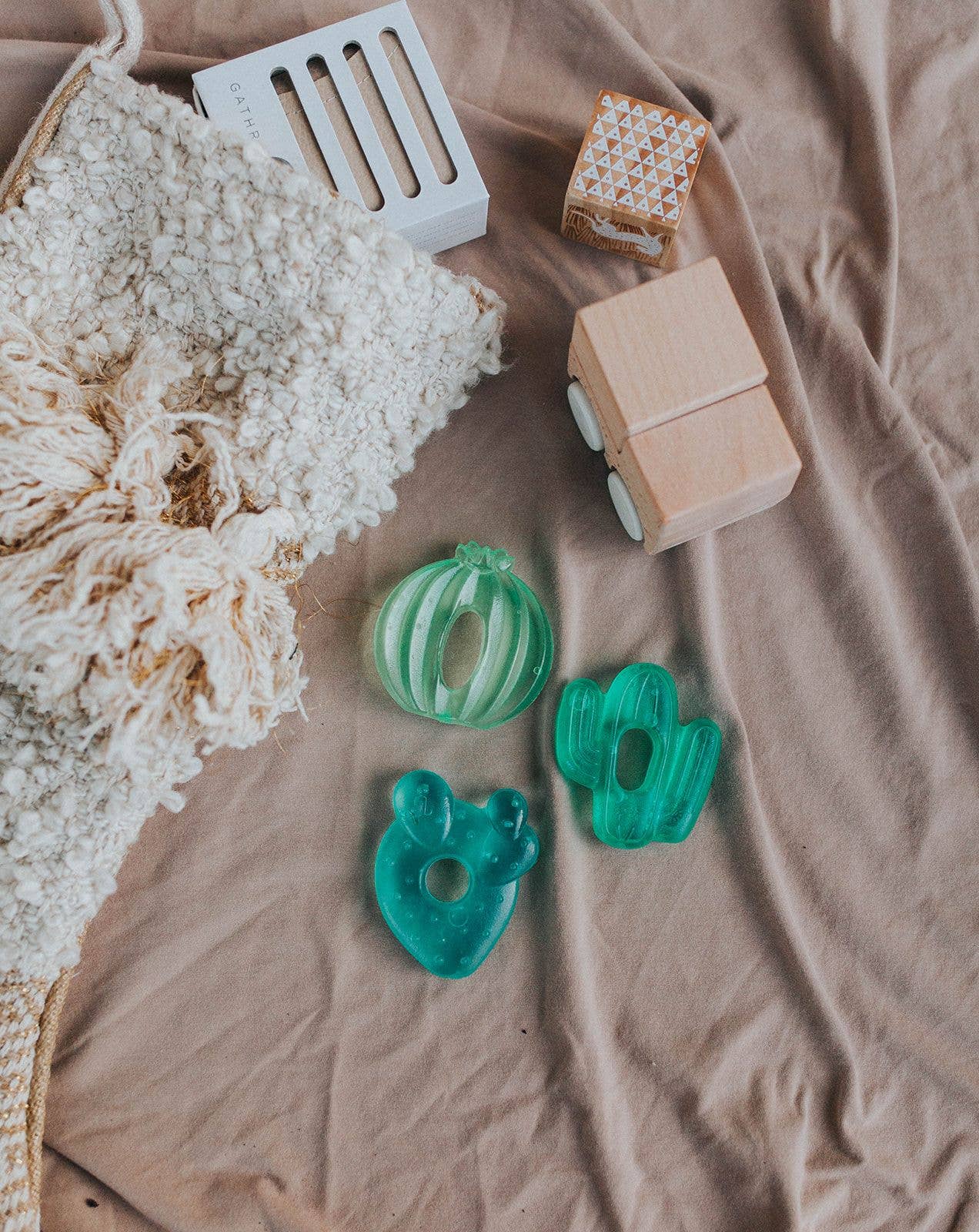 *NEW OPTION* Cutie Coolers™ Water Filled Teethers (3-pack): Silly Foods
