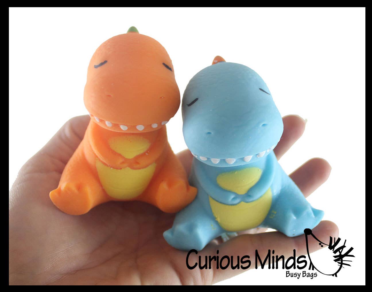 1 Dinosaur Soft Cream Doh Filled Stress Ball - Squishy Gooe