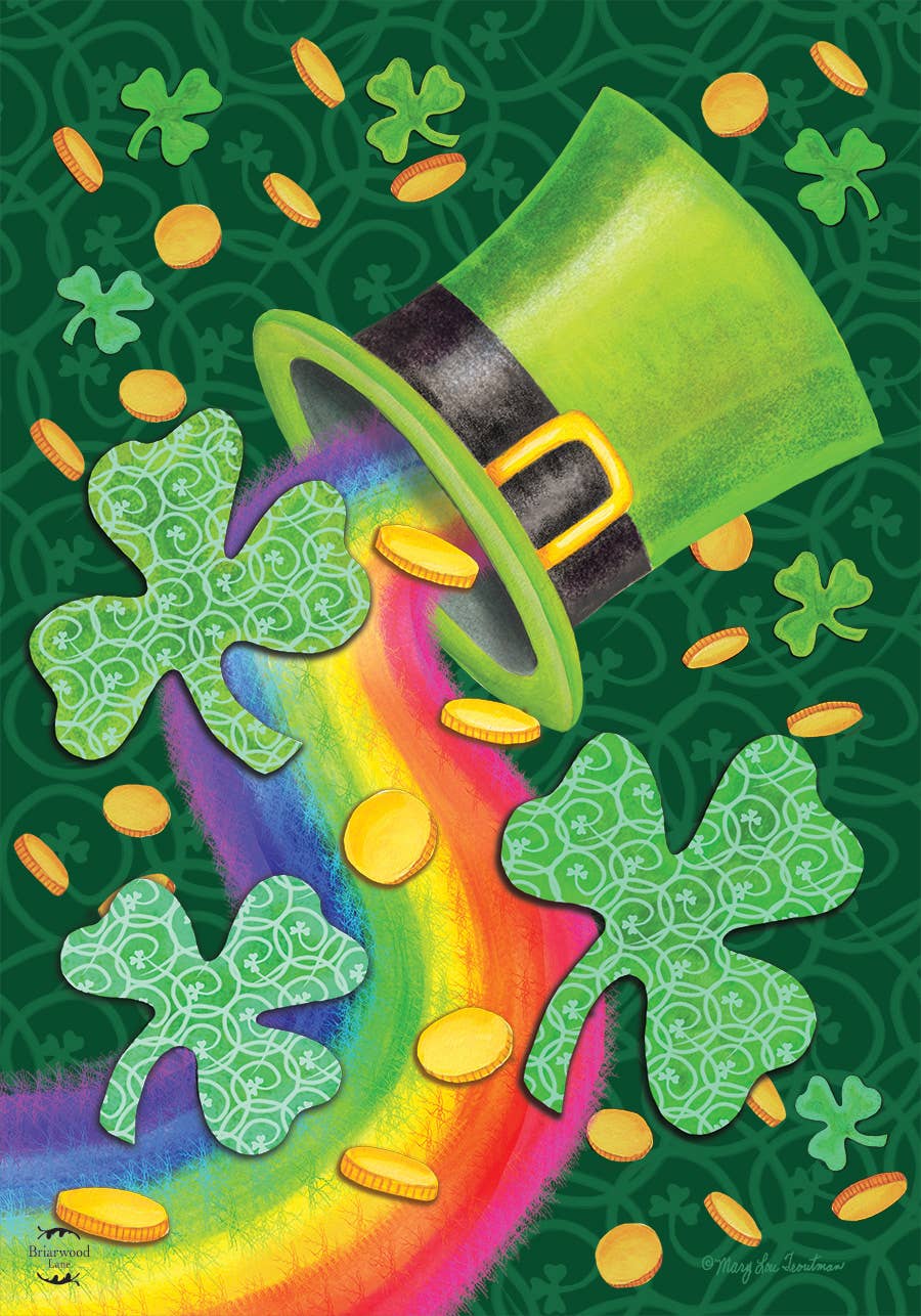 St. Patrick's Luck Garden Flag