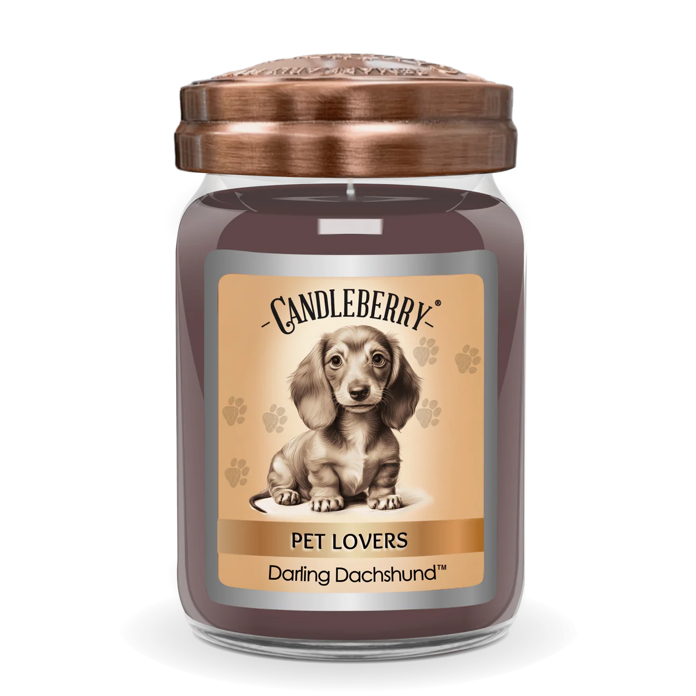 Darling Dachshund - Large Jar Candle
