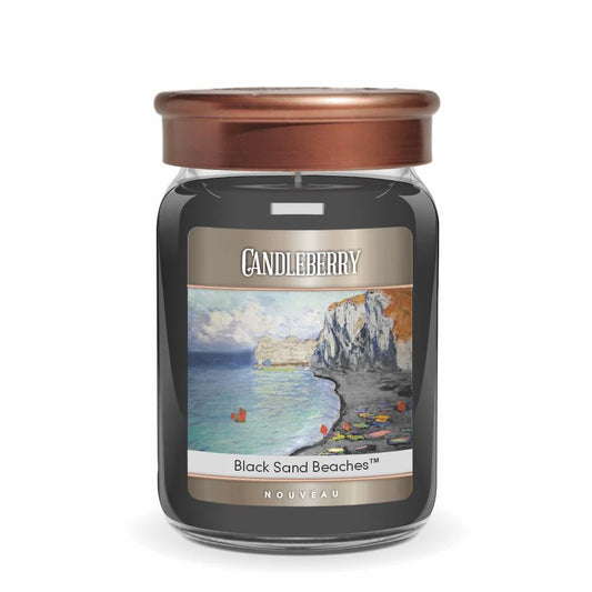 NOUVEAU™ - Black Sand Beaches®, Large Jar Candle