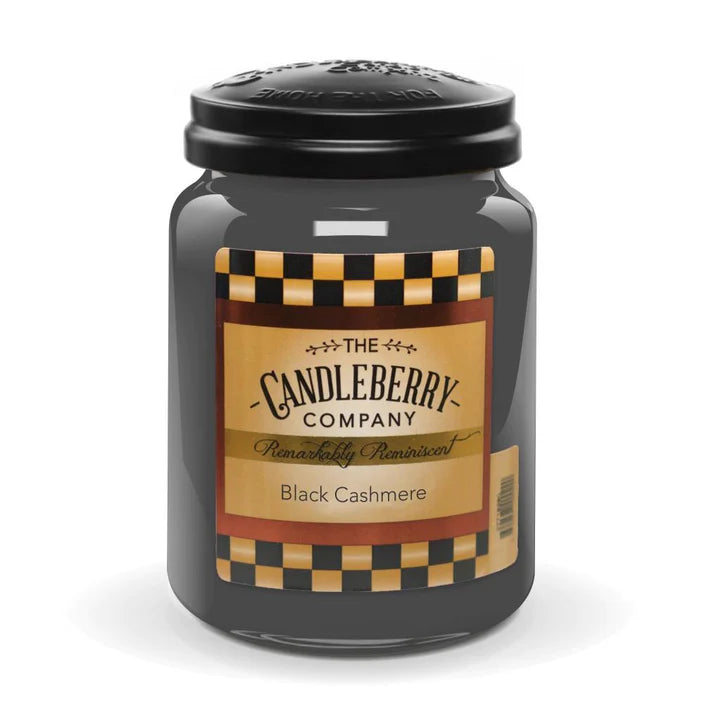 Black Cashmere Large Jar Candle