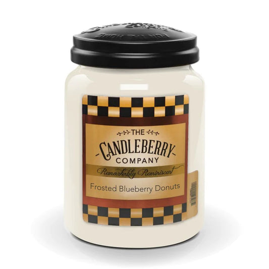 Frosted Blueberry Donuts Large Jar Candle