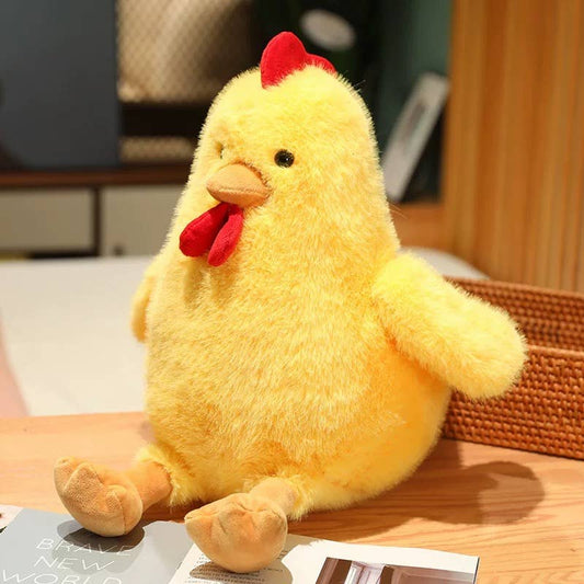 12" Rooster Plush: Yellow
