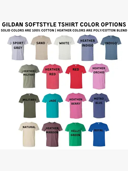 Mine’s Bigger Campfire Graphic Tee 291: Gildan Softstyle / Military / L