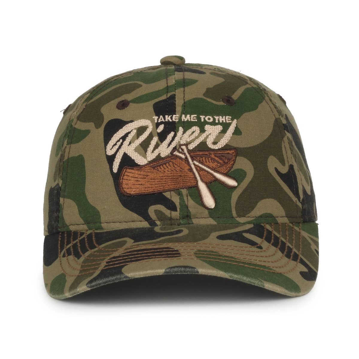 Paddler Take Me To The River Camo Cap