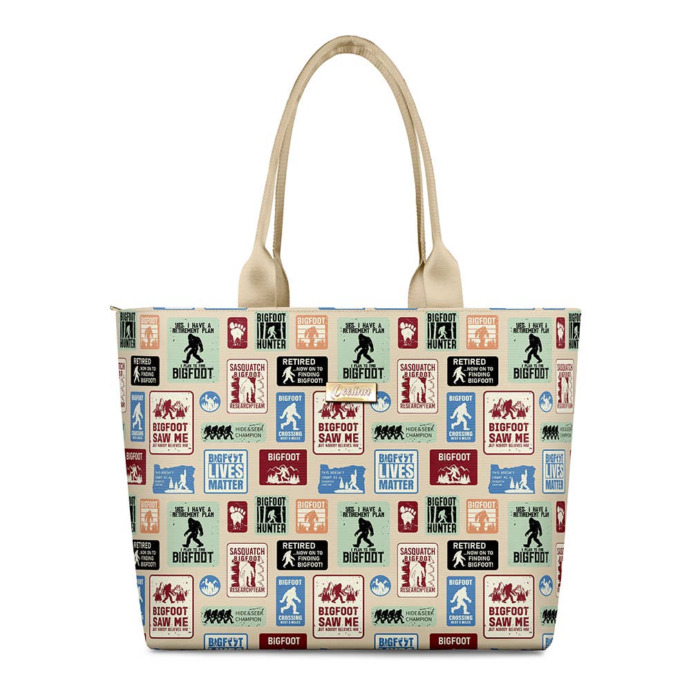 OEELINN Chic and Designer-Inspired Bigfoot Tote Bag for Modern Style