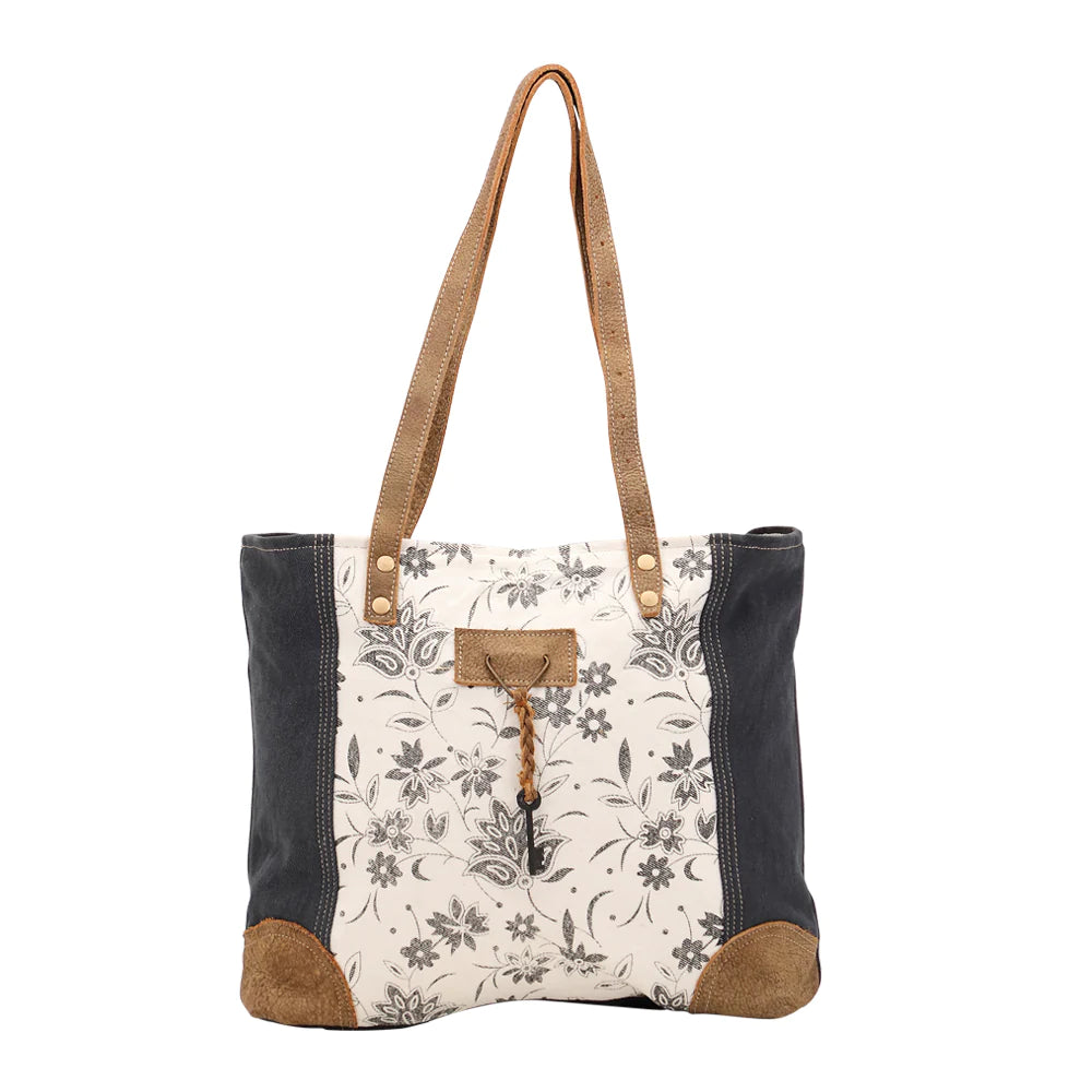 ABSTRACT KEY TOTE BAG