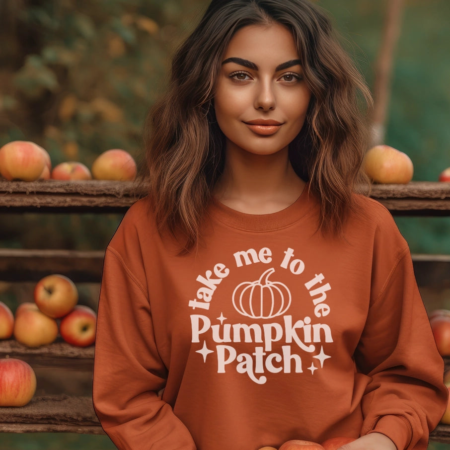 Take Me To the Pumpkin Patch Fall Sweatshirt