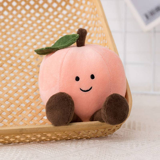 6-6.5" Peach Plush (length including legs)