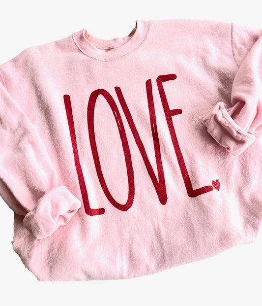 Love Inside Out Valentines Sweatshirt