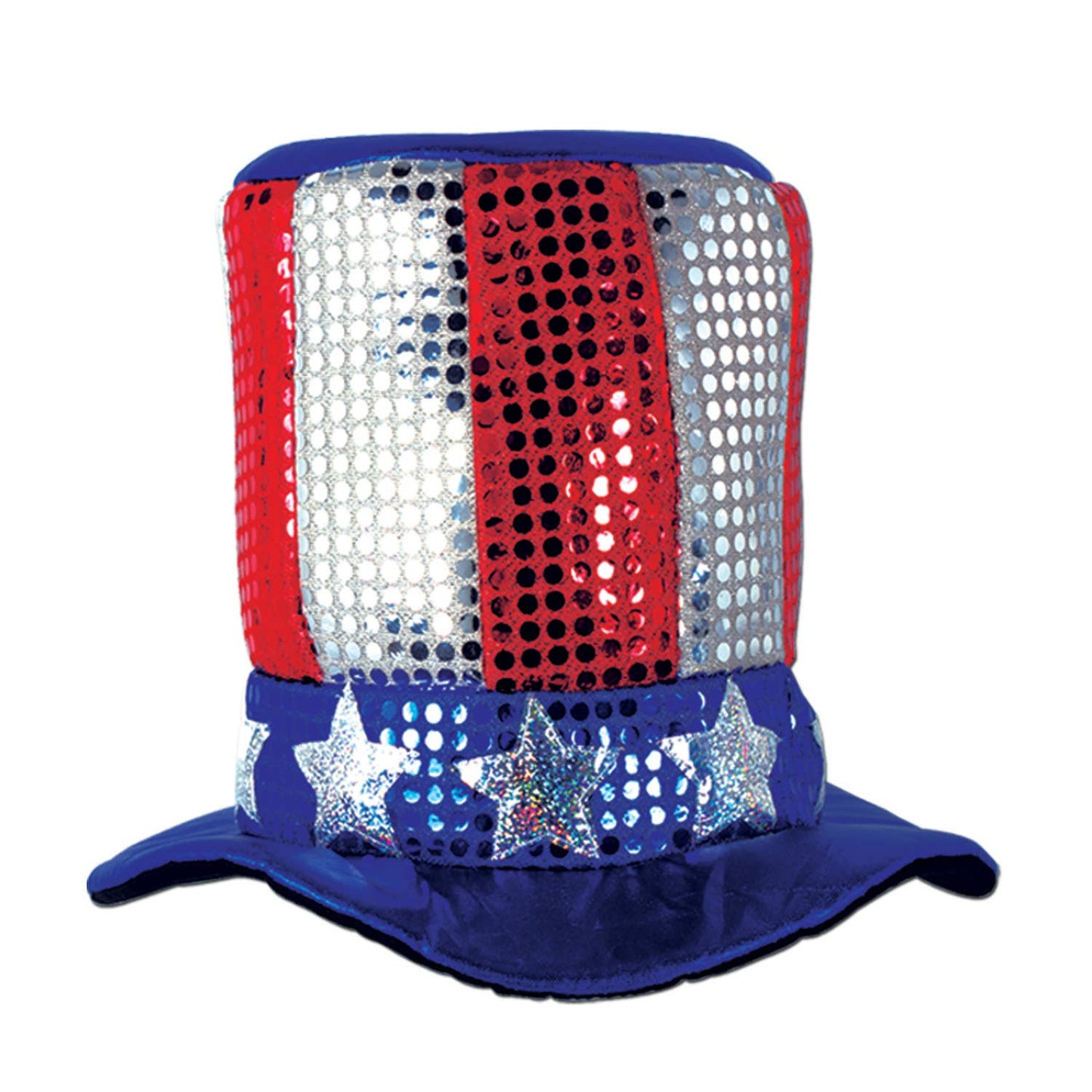 Glitz 'N Gleam Uncle Sam Top Hat, one size fits most