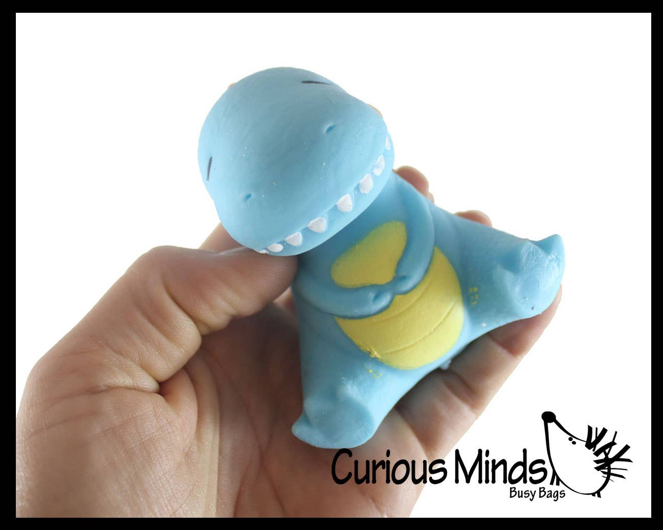 1 Dinosaur Soft Cream Doh Filled Stress Ball - Squishy Gooe