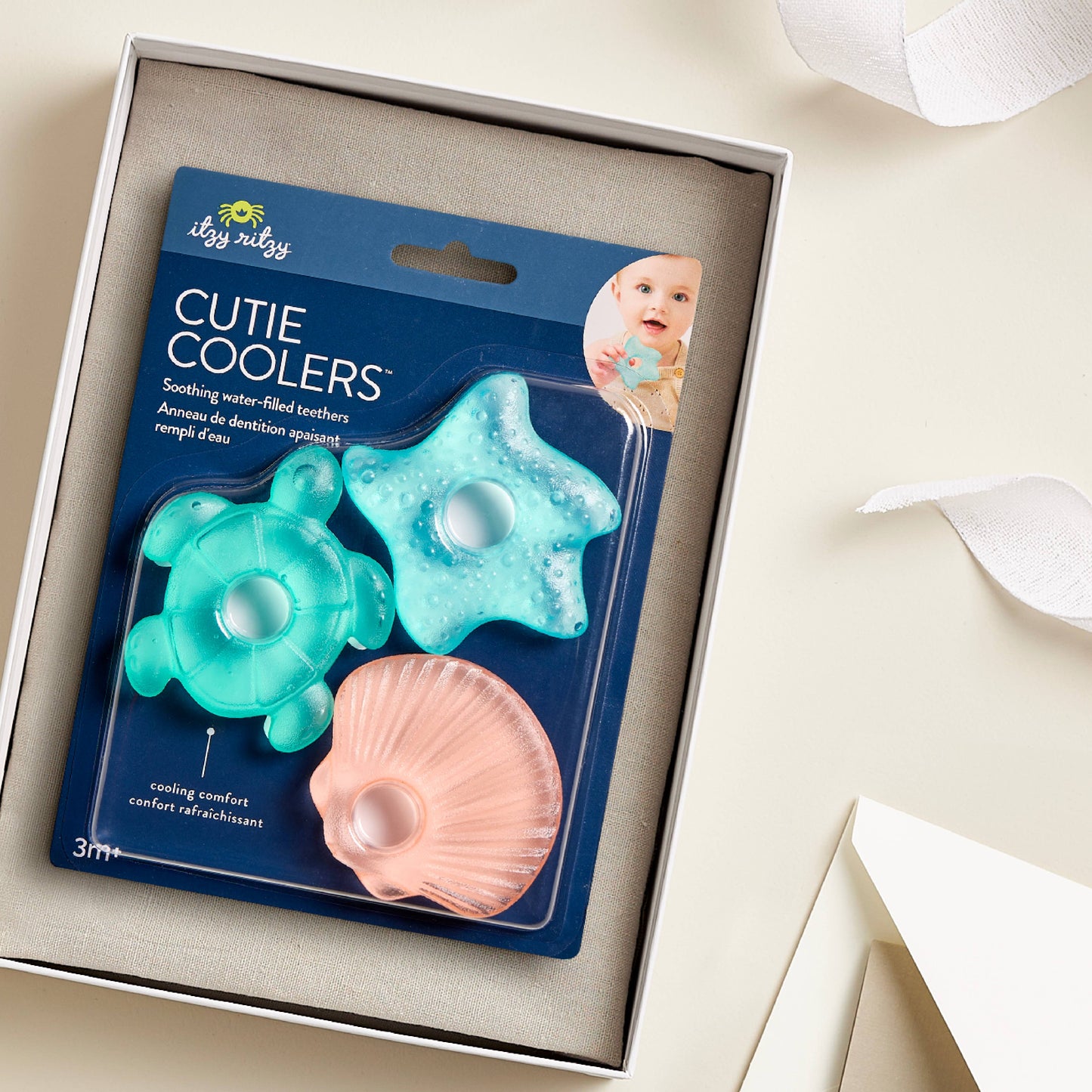 *NEW OPTION* Cutie Coolers™ Water Filled Teethers (3-pack): Silly Foods
