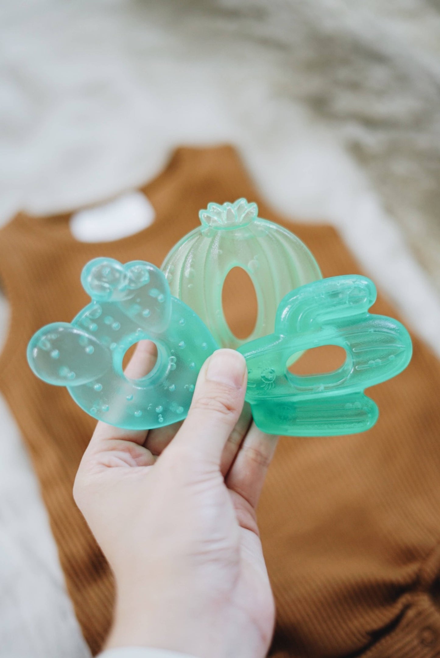 *NEW OPTION* Cutie Coolers™ Water Filled Teethers (3-pack): Silly Foods