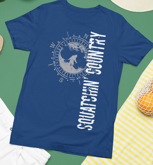 Squatchin' Country designer shirt: Navy / 4T