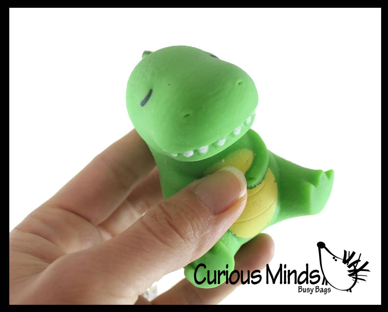 1 Dinosaur Soft Cream Doh Filled Stress Ball - Squishy Gooe