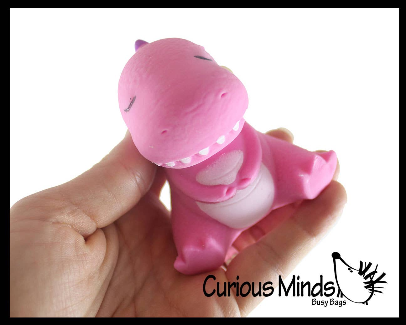 1 Dinosaur Soft Cream Doh Filled Stress Ball - Squishy Gooe
