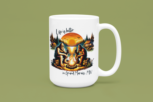 Life is better in...[your location] custom 15oz mug