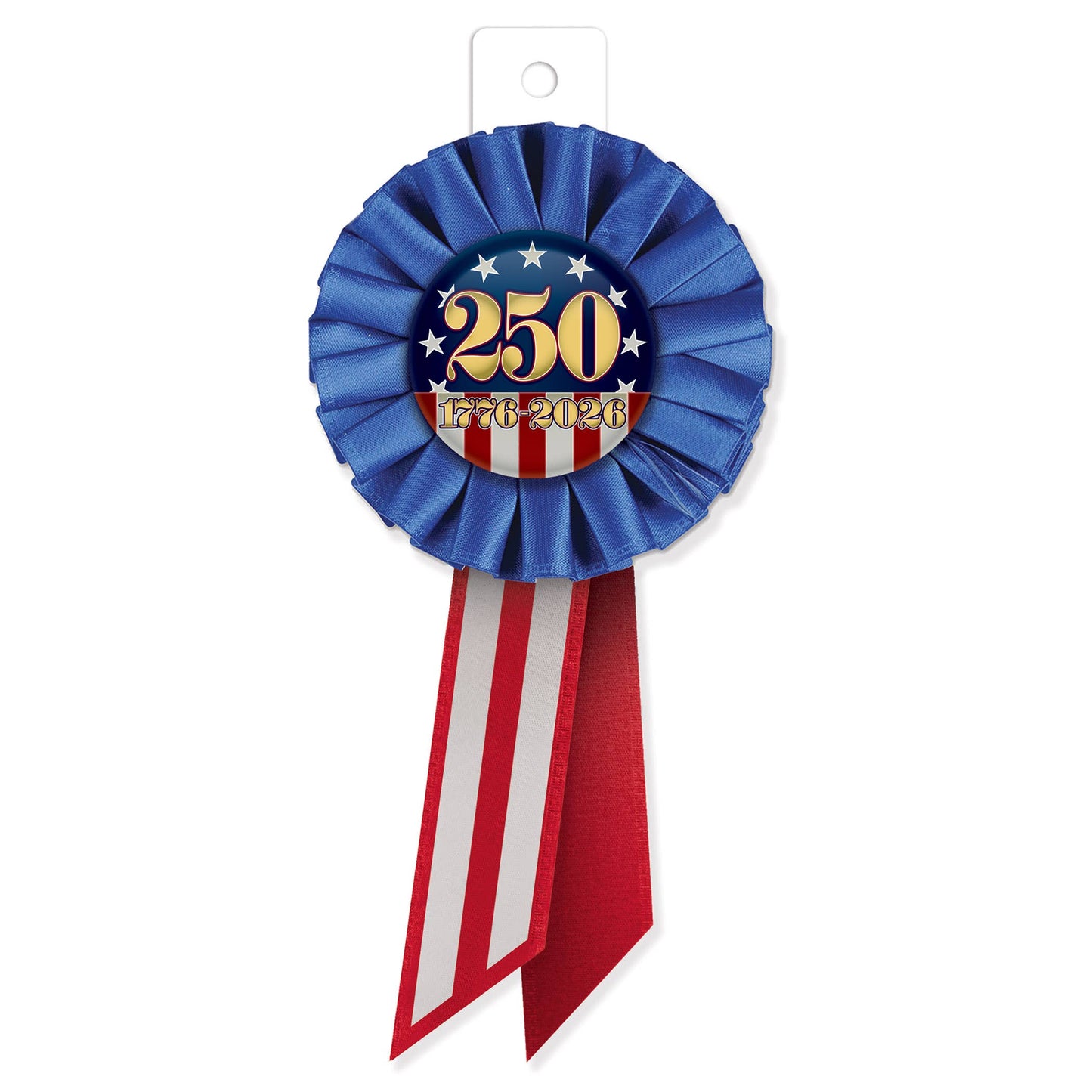 Semiquincentennial Rosette, 3¼" x 6½"