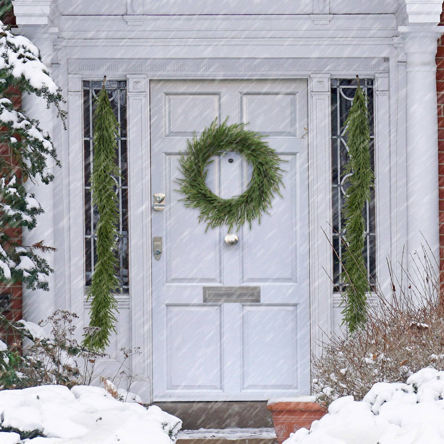 1 Pack 6' Real Touch Frasier Garland for Mantles, Staircases