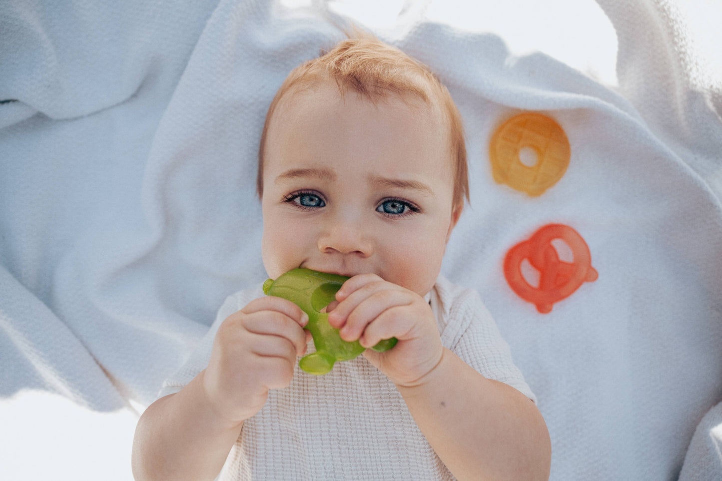 *NEW OPTION* Cutie Coolers™ Water Filled Teethers (3-pack): Silly Foods