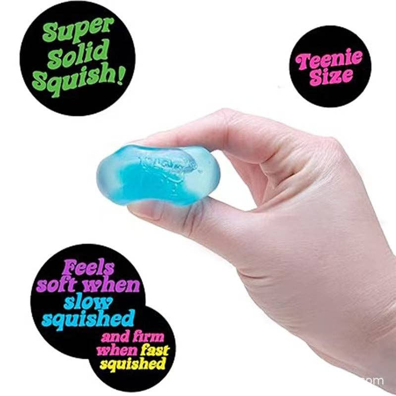 Stress Relief Toys in Box Squeeze Fidget Toy Not From Needoh: Purple cube / 1 pc