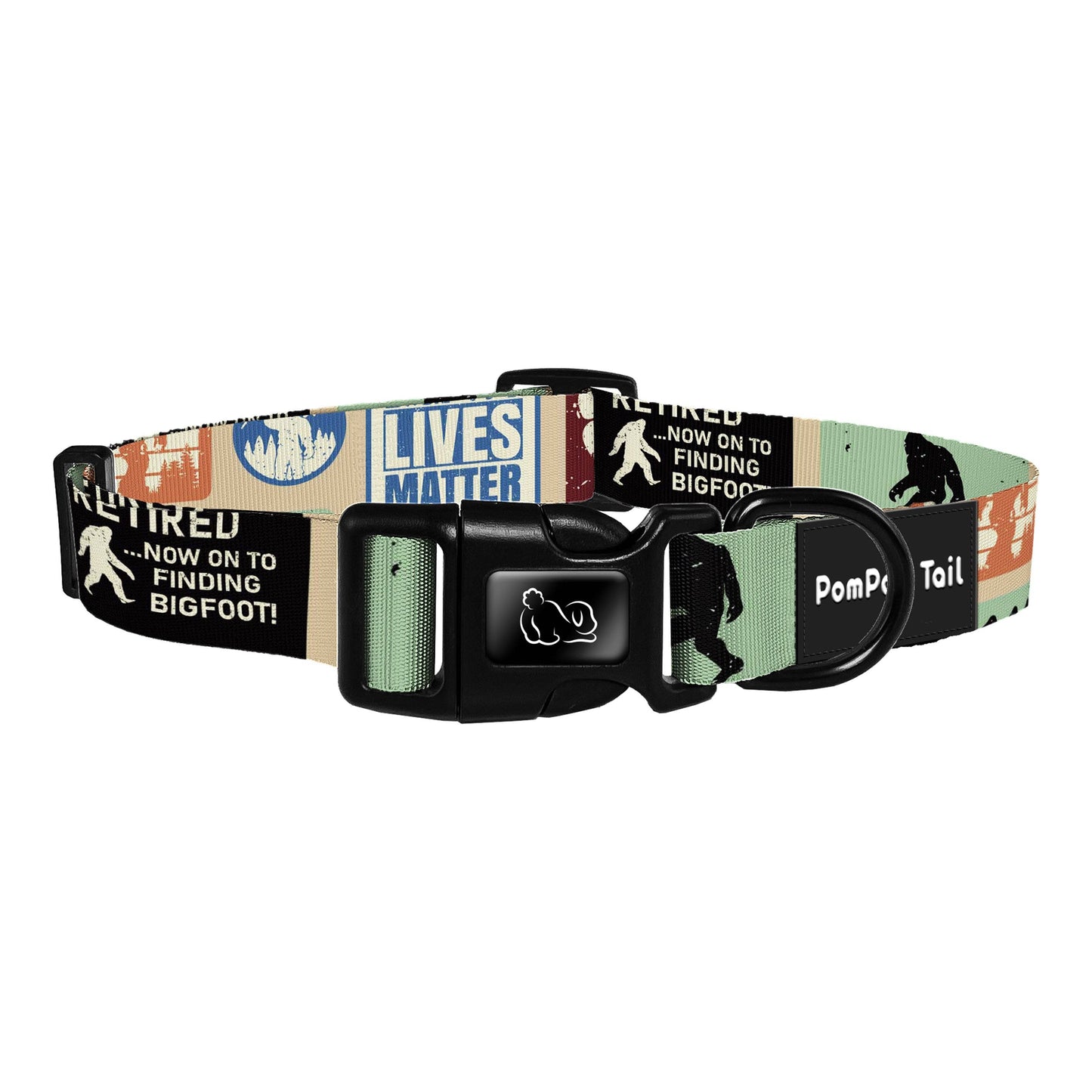POMPOM TAIL Strong Dog Collars Bigfoot Design Unleash the Power of the Wild: M