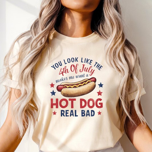 You Look Like The 4th of July Graphic Tee: White / L