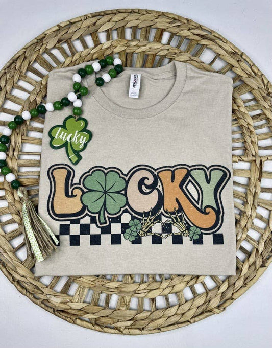 Lucky (T-Shirt): Jerzee Tan / L