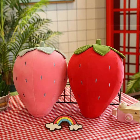 8" Strawberry Plush: Red