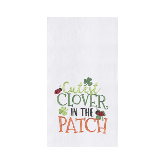 Sale St. Patrick's Day Cutest Clover in Patch Kitchen Towel