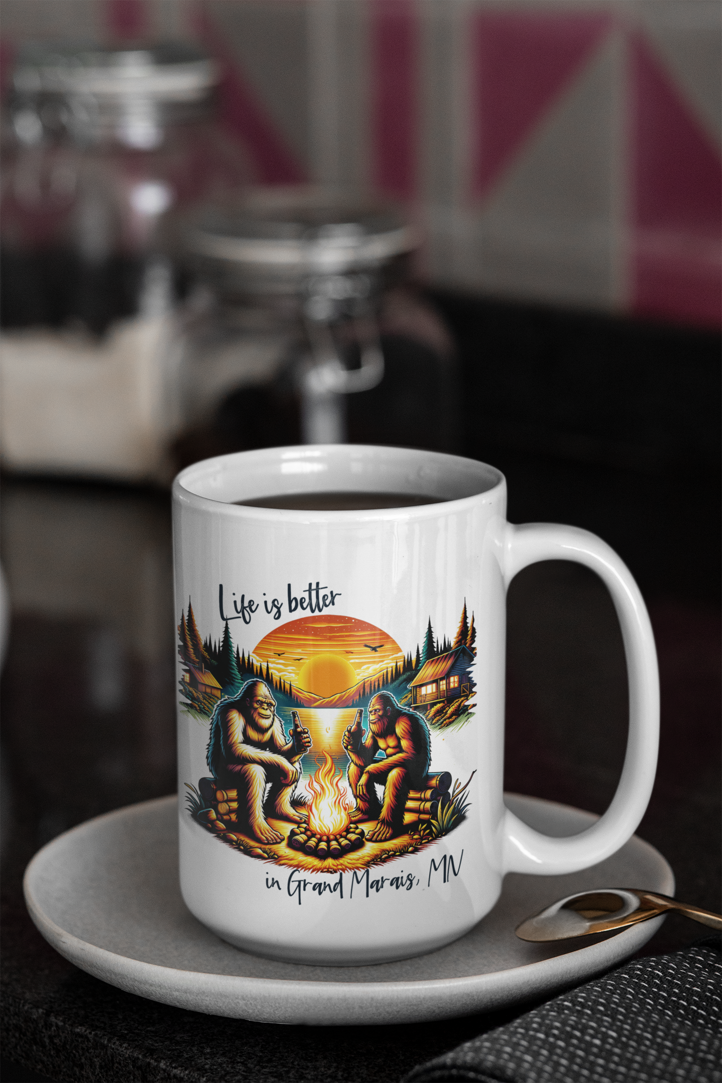 Life is better in...[your location] custom 15oz mug