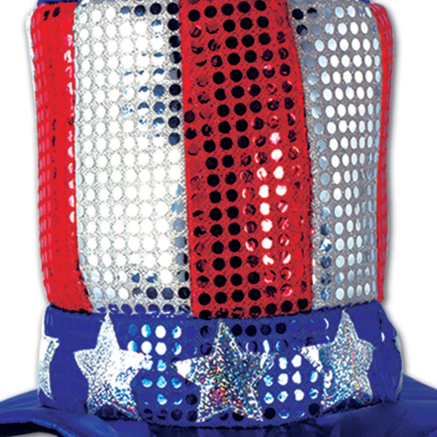 Glitz 'N Gleam Uncle Sam Top Hat, one size fits most