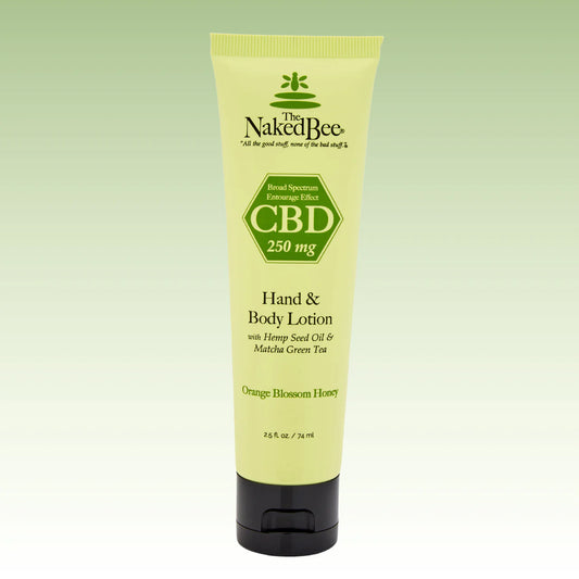 2.5 oz. Orange Blossom Honey 250 mg Broad Spectrum CBD Hand & Body Lotion