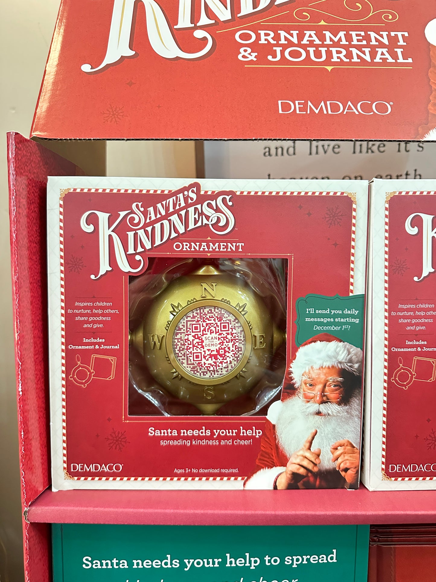 Santa’s Kindness Ornament