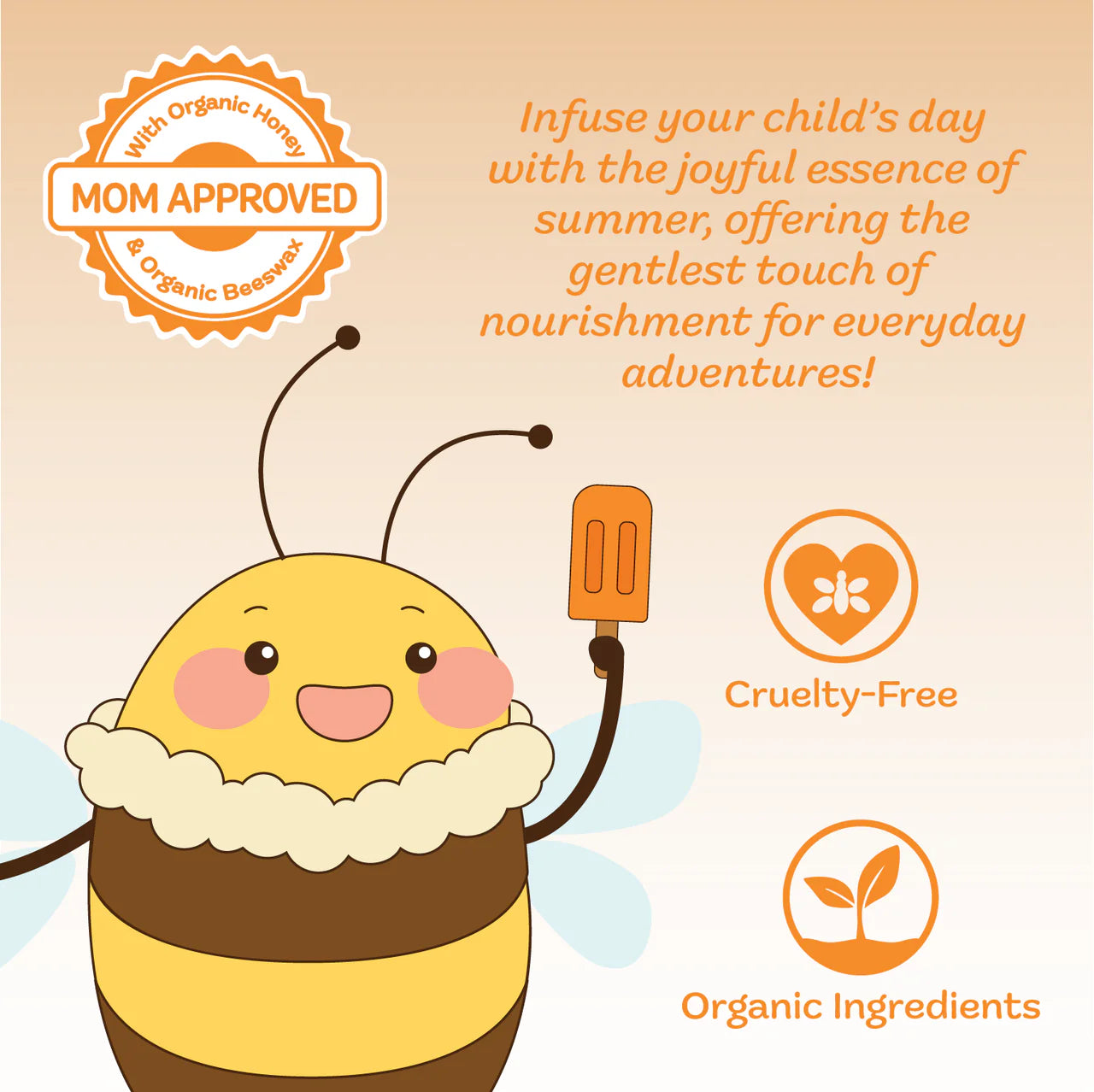 8 oz. Orange Popsicle Cheeks to Cheeks Face & Body Lotion with Pump